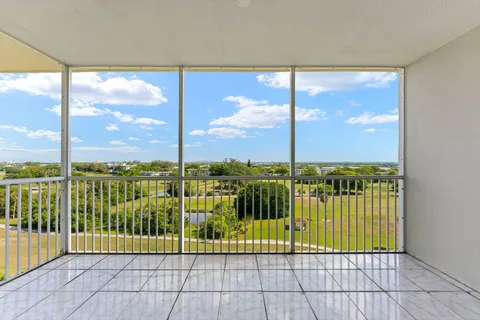 a view of a city from a balcony