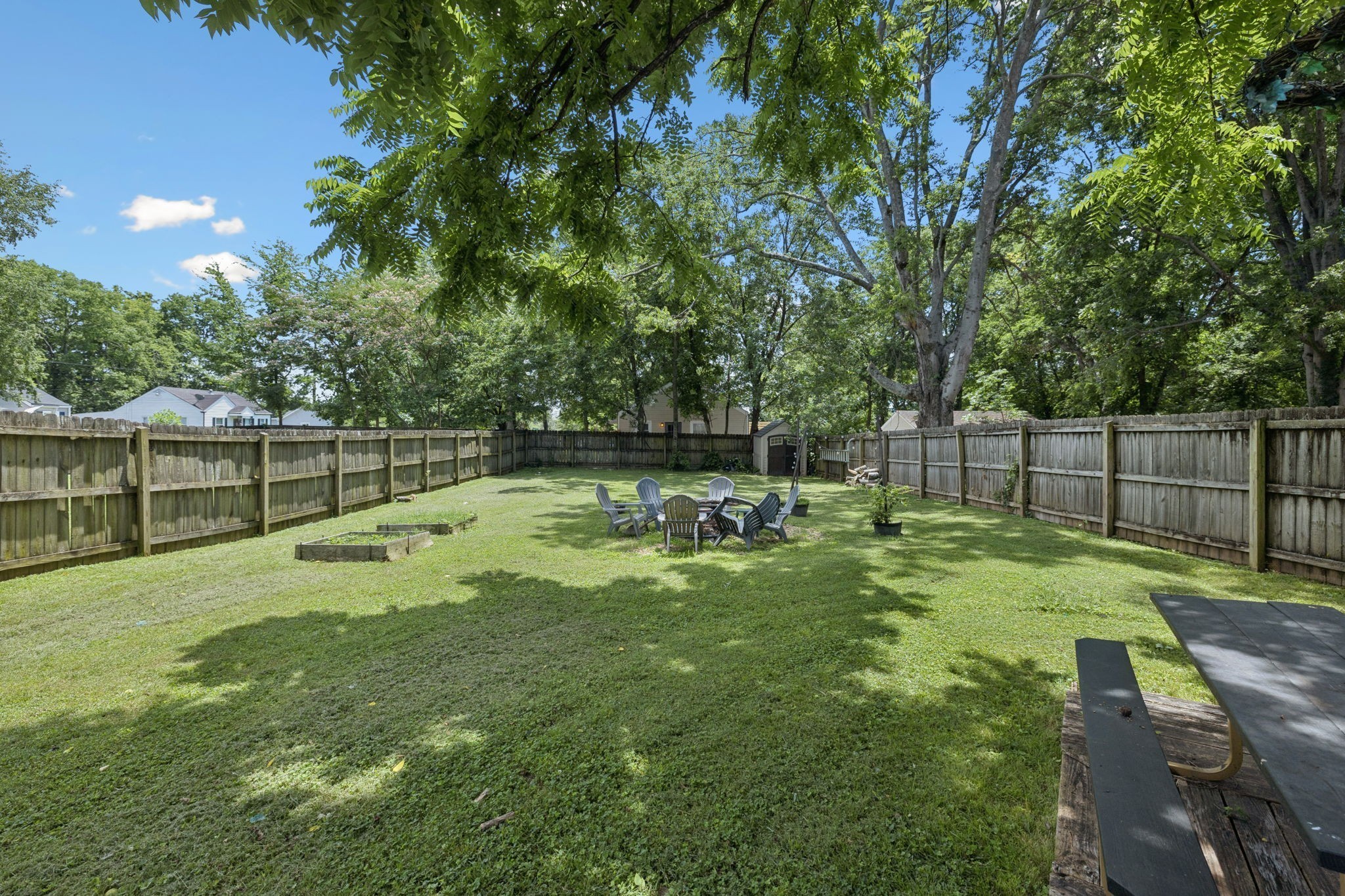 914 Blue Ridge Drive Nashville, TN 37207 - Photo 33 of 33 a view of backyard with green space and trampoline