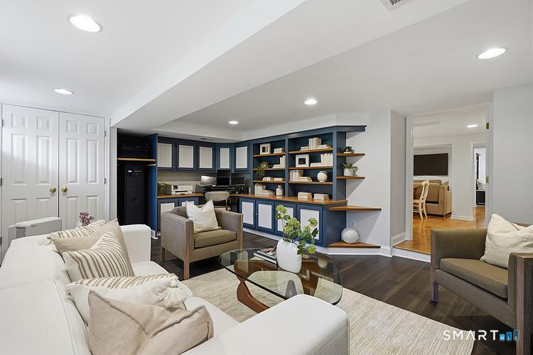 2 Grassy Plains Road Westport, CT 06880 - Photo 30 of 40 Family room / office - perfect for movie night or work from home