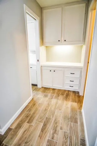 wooden floor in an empty room