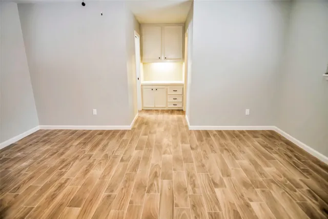 a view of wooden floor