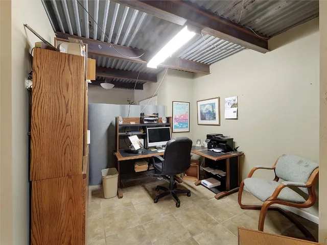 a room with storage and utility