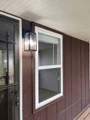 a view of wooden floor in a room