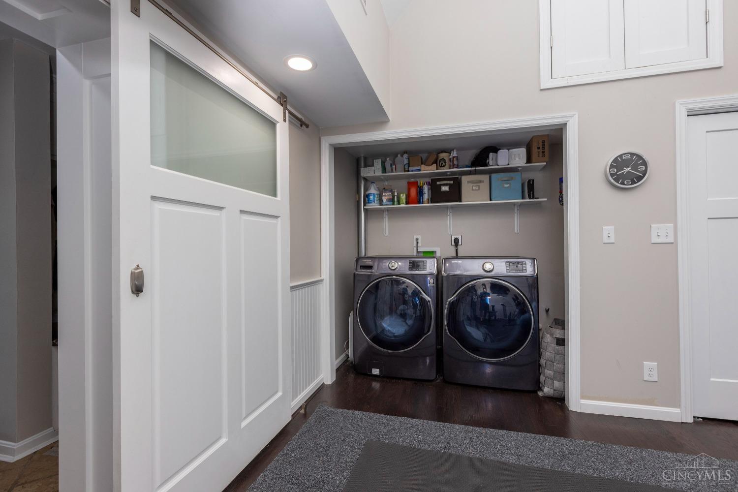 4780 Miami Road Cincinnati, OH 45243 - Photo 24 of 60 So unique.....the first floor laundry is a part of an exercise room off the mud room. This was the old garage and transformed into much better space.