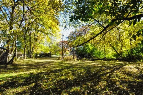 a view of backyard with green space