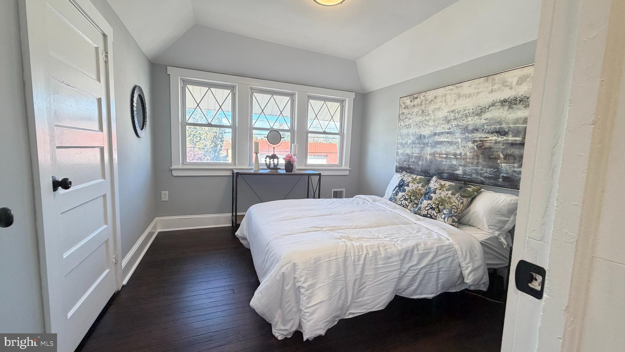 718 Bordentown Road Burlington, NJ 08016 - Photo 18 of 30 a bedroom with a bed and wooden floor