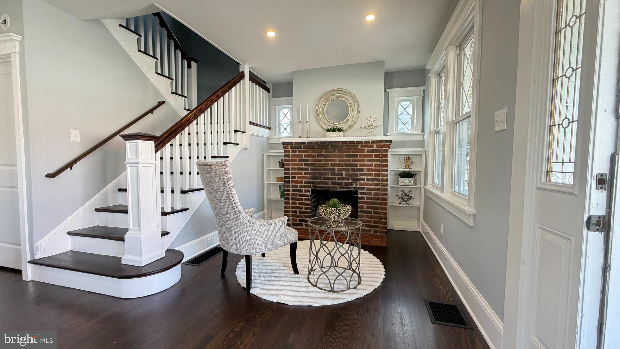718 Bordentown Road Burlington, NJ 08016 - Photo 2 of 30 a view of entryway and hall with wooden floor