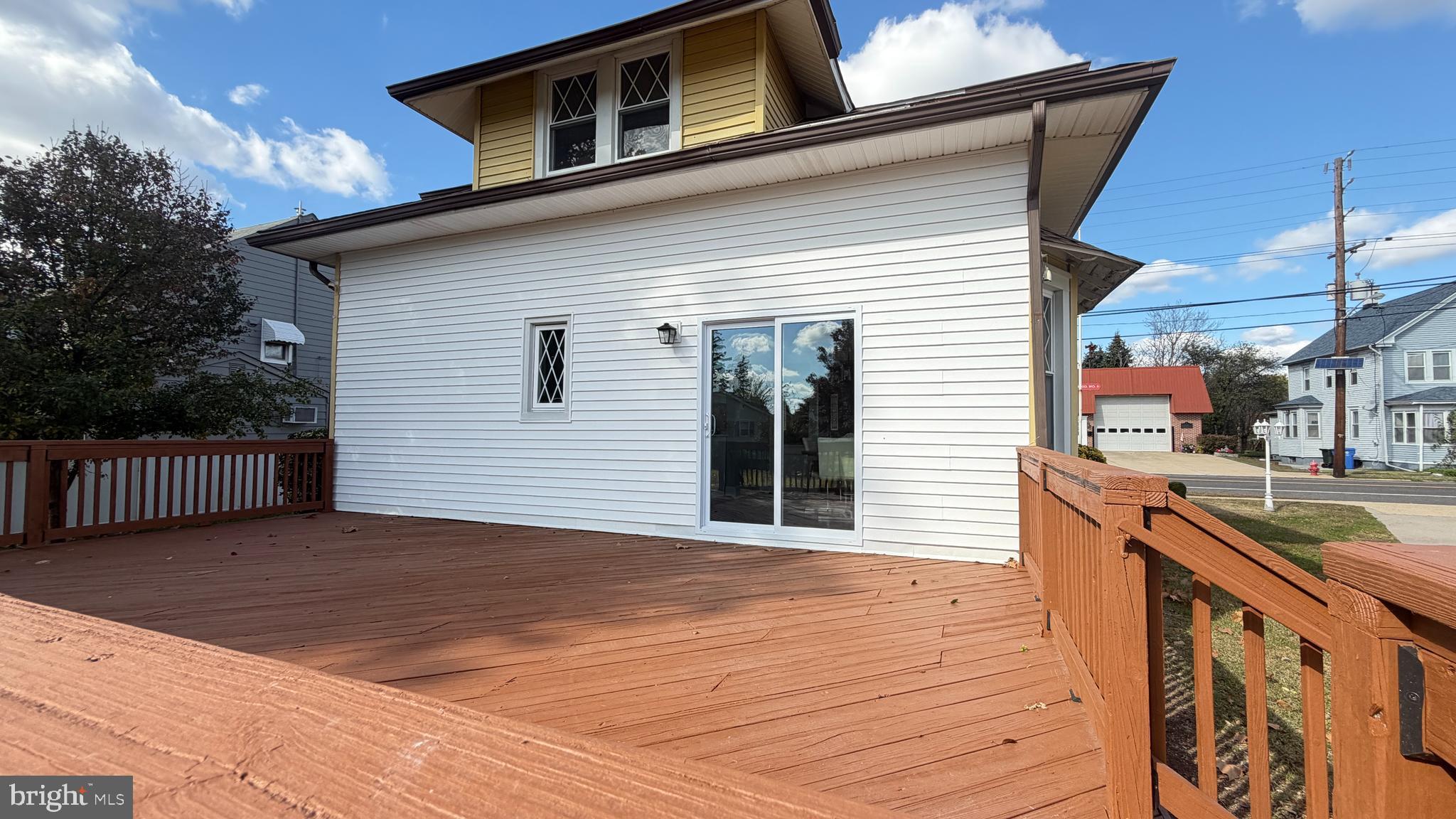 718 Bordentown Road Burlington, NJ 08016 - Photo 30 of 30 a view of a house with wooden deck