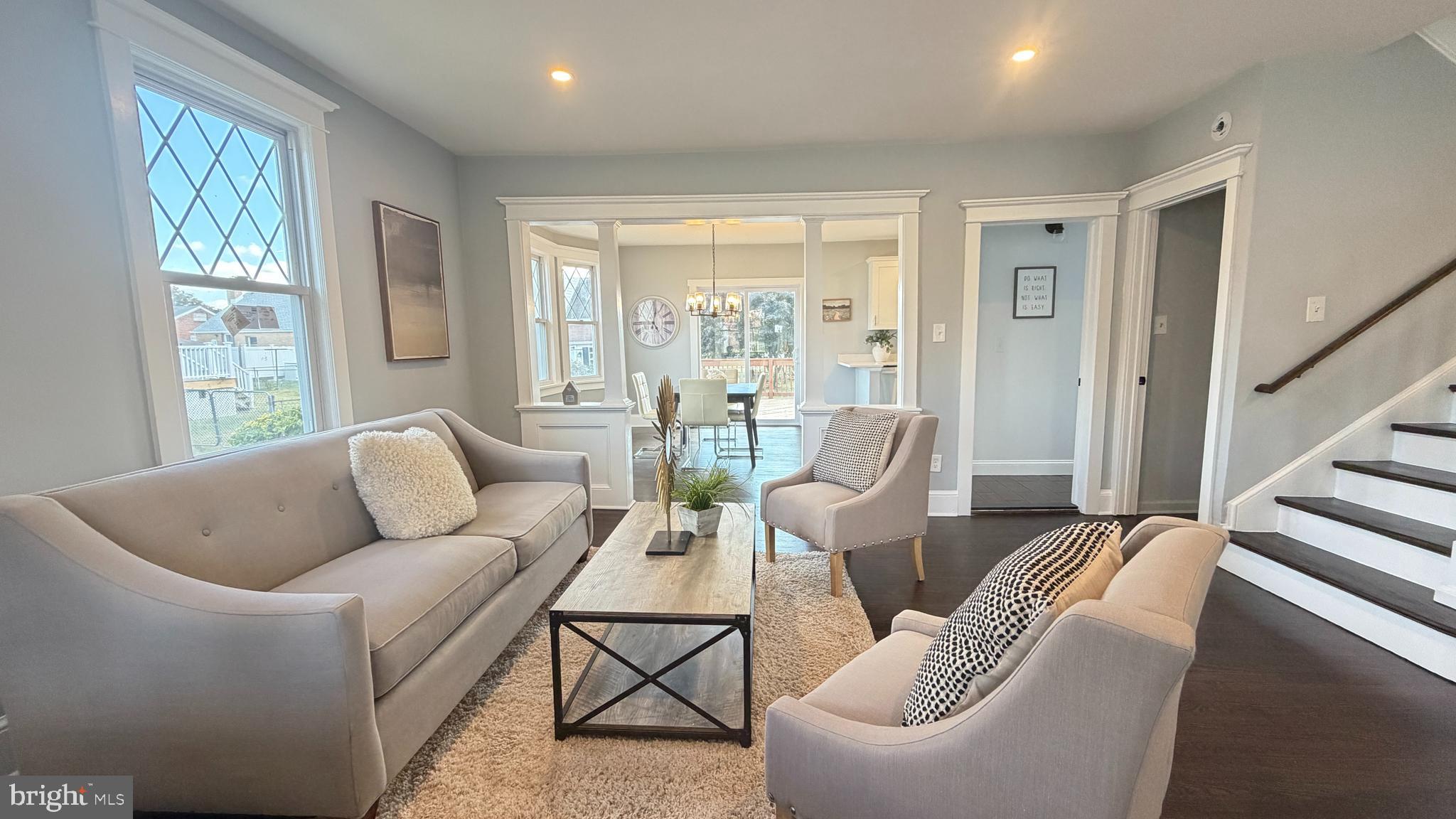 718 Bordentown Road Burlington, NJ 08016 - Photo 7 of 30 a living room with furniture and a large window