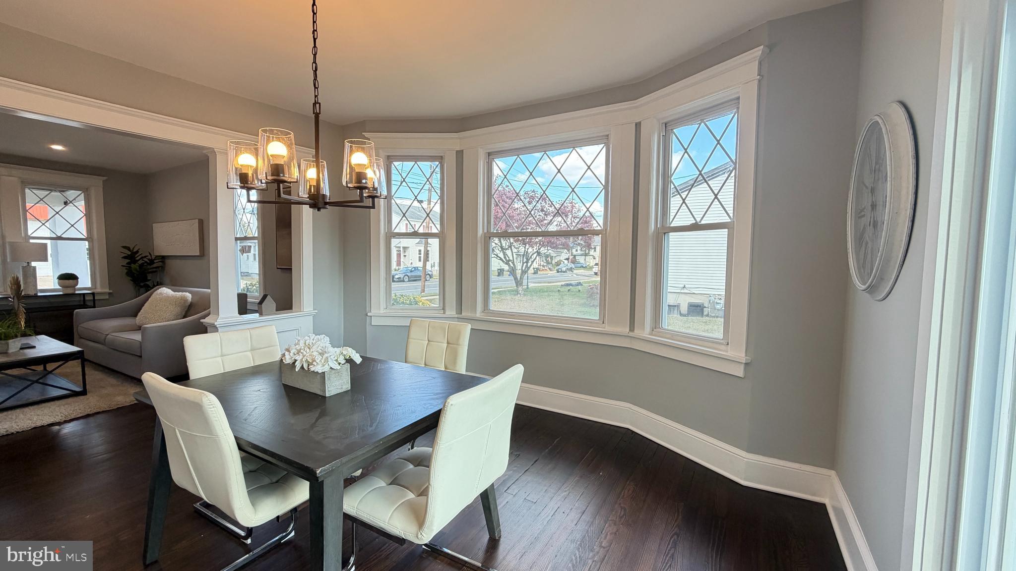 718 Bordentown Road Burlington, NJ 08016 - Photo 10 of 30 a view of a dining room with furniture window and wooden floor