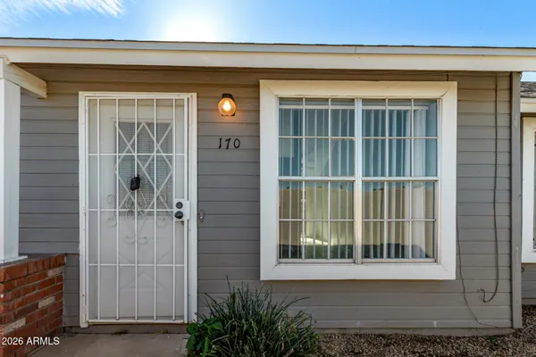 a view of front door