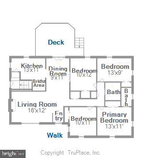 518 Kingsley Road Southwest Vienna, VA 22180 - Photo 11 of 12 Main Level Floor Plan