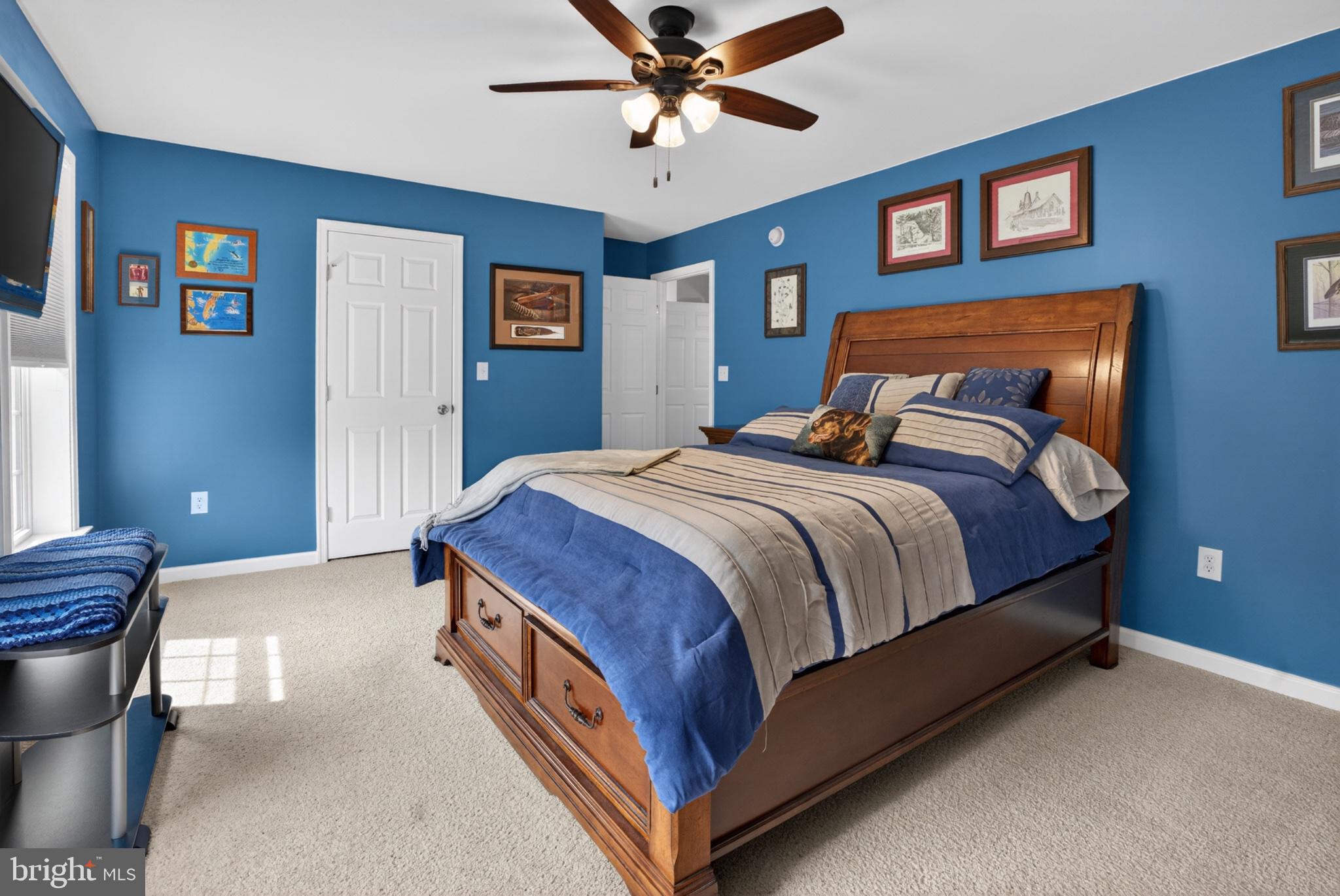 2435 Payne Road Pocomoke City, MD 21851 - Photo 50 of 75 Cozy blue-hued bedroom retreat.