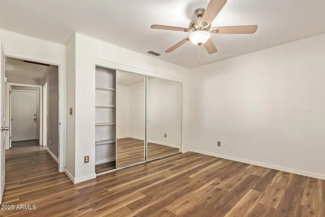 wooden floor in an empty room