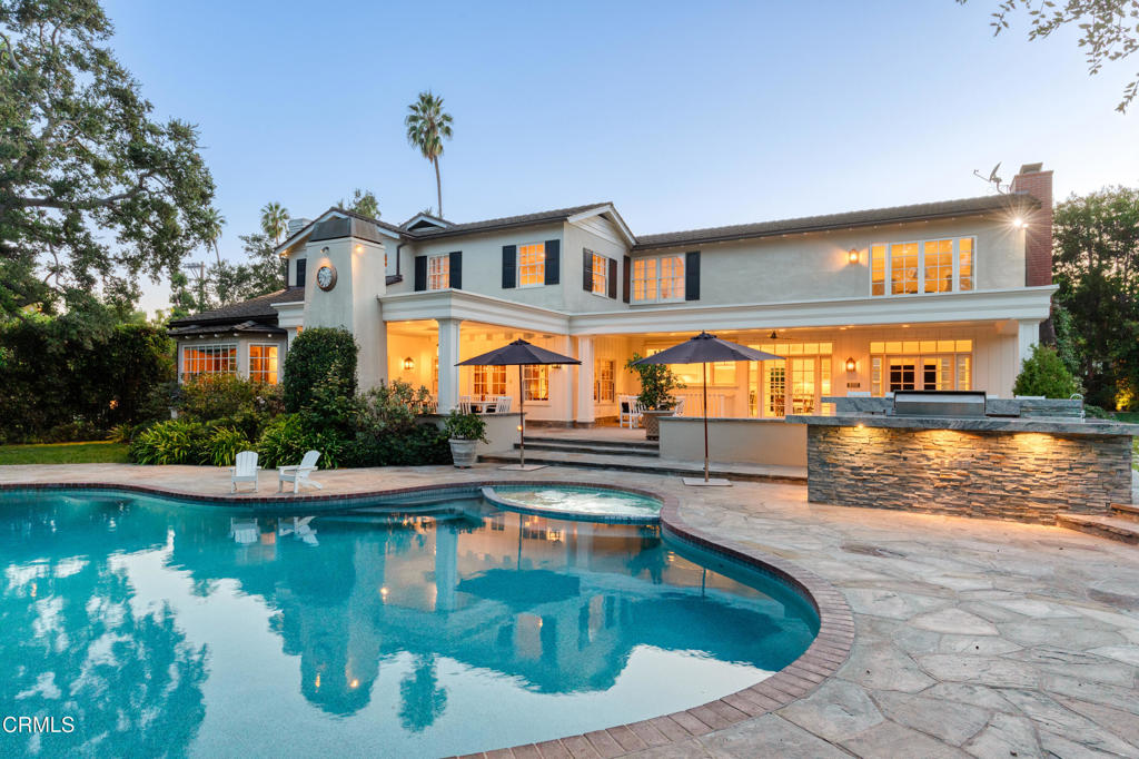 3121 Monterey Road San Marino, CA 91108 - Photo 69 of 77 a view of a swimming pool with an outdoor seating