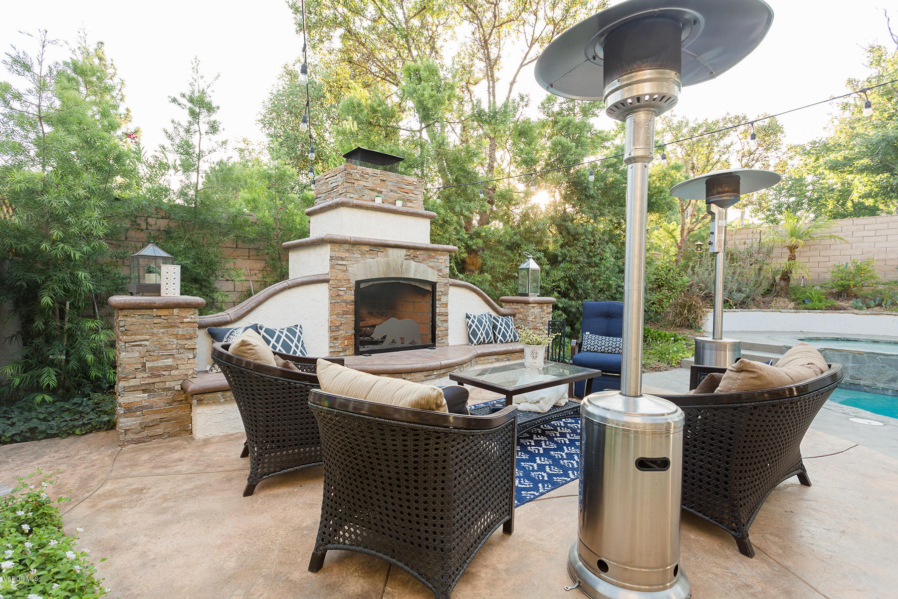 203 Knoll Ridge Road Simi Valley, CA 93065 - Photo 27 of 53 a view of outdoor sitting area with furniture and garden