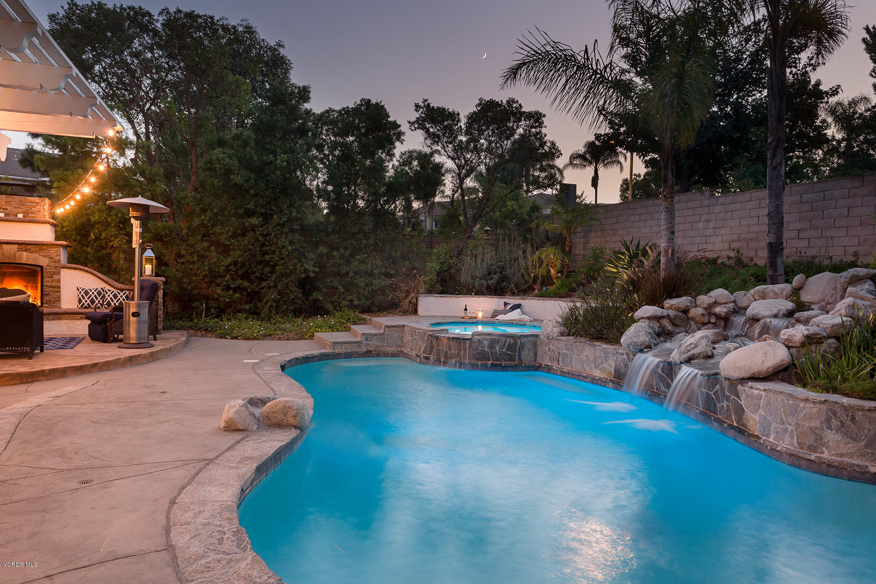 203 Knoll Ridge Road Simi Valley, CA 93065 - Photo 37 of 53 a view of a patio with swimming pool
