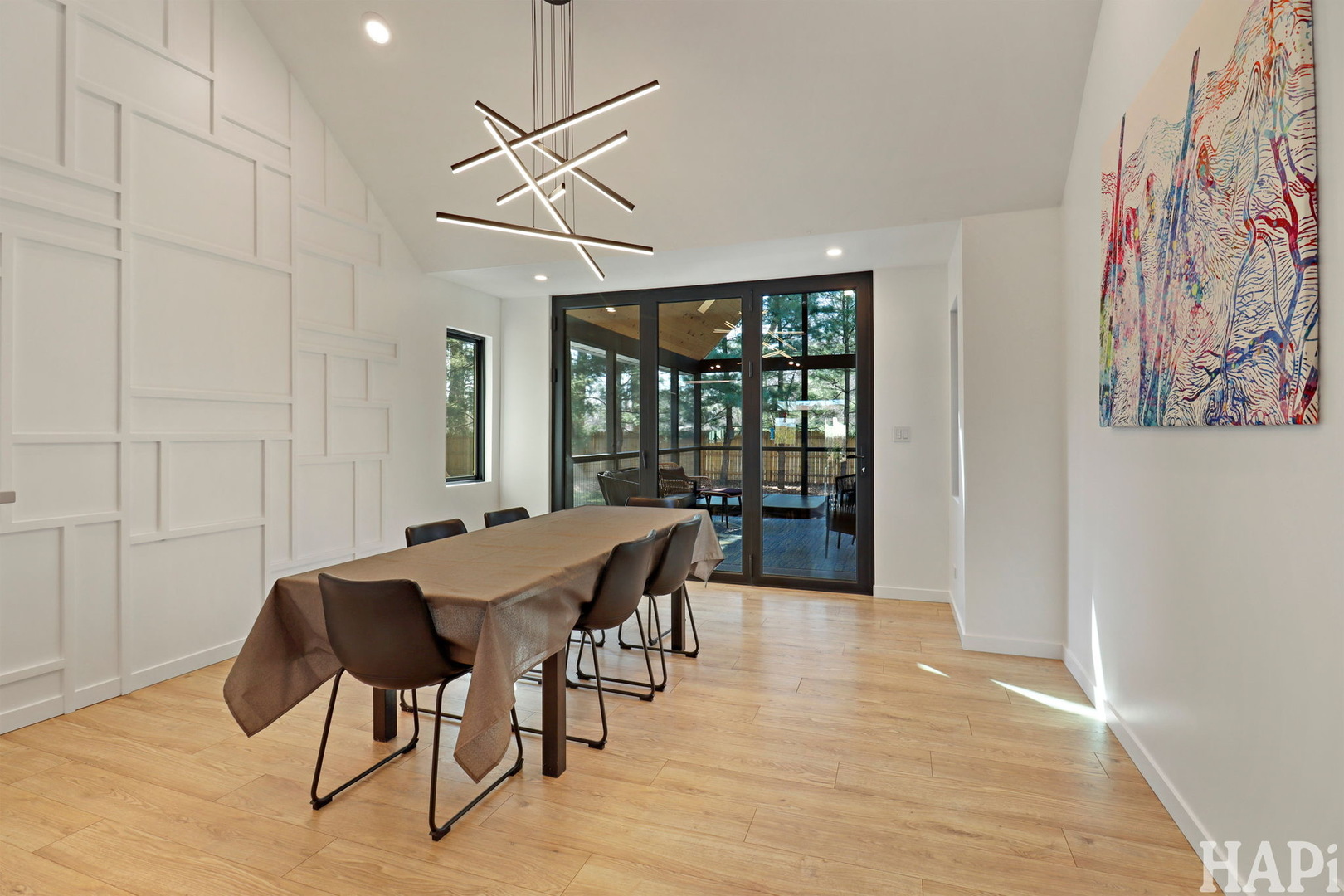 4321 West Lakewood Road McHenry, IL 60050 - Photo 13 of 51 a view of a dining room with furniture window and wooden floor