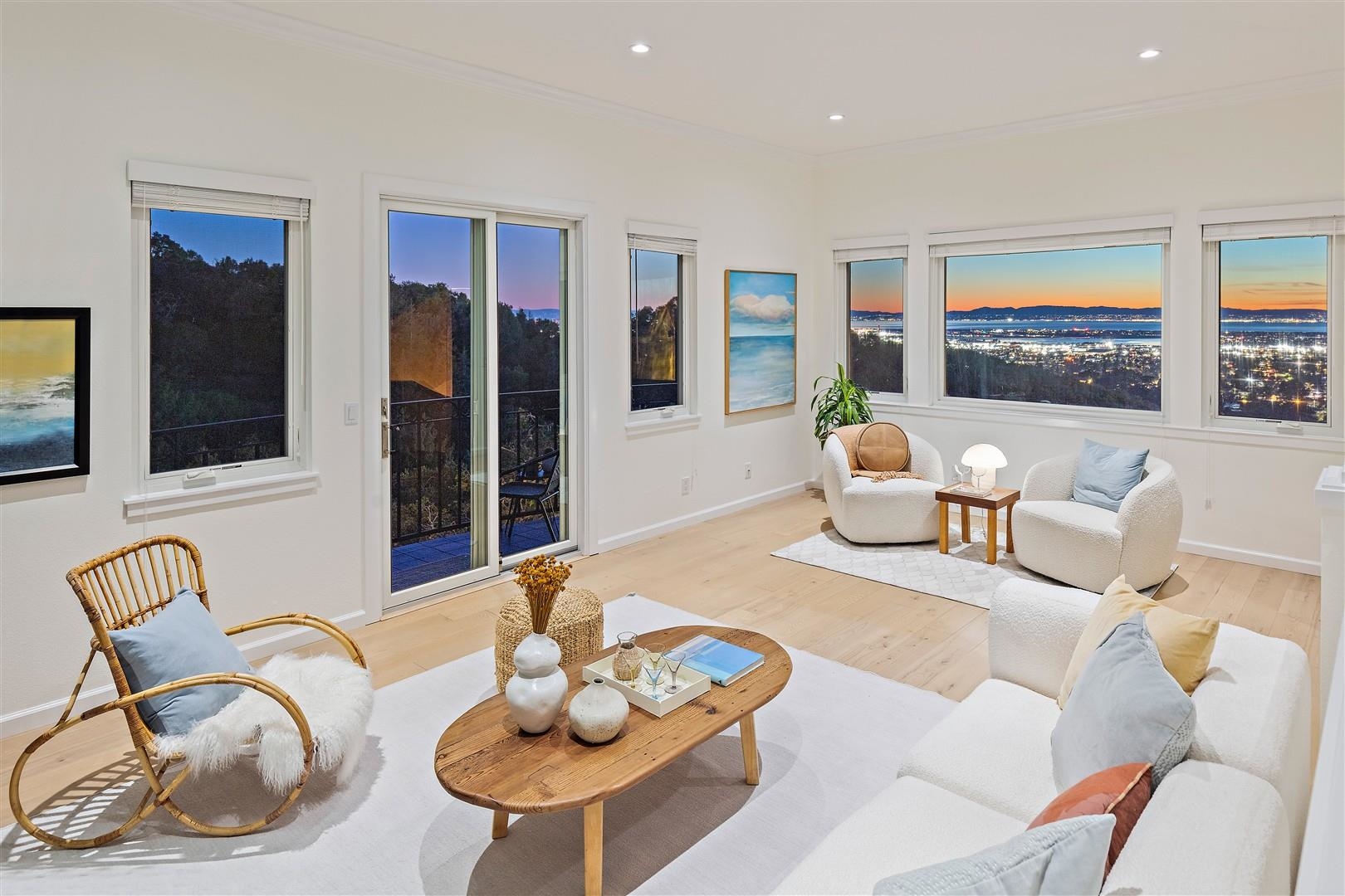 4630 Redwood Road Oakland, CA 94619 - Photo 18 of 58 a living room with furniture and a flat screen tv