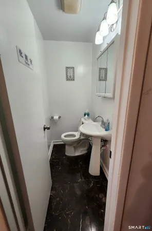 wooden floor with closet