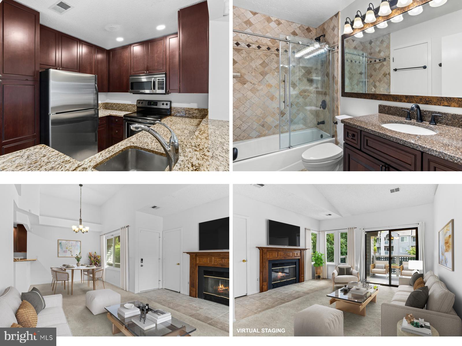 Top-floor living. Soaring vaulted ceilings.