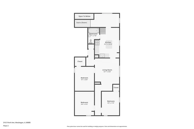 $278,000 | 215 South Park Avenue, Waukegan, IL 60085