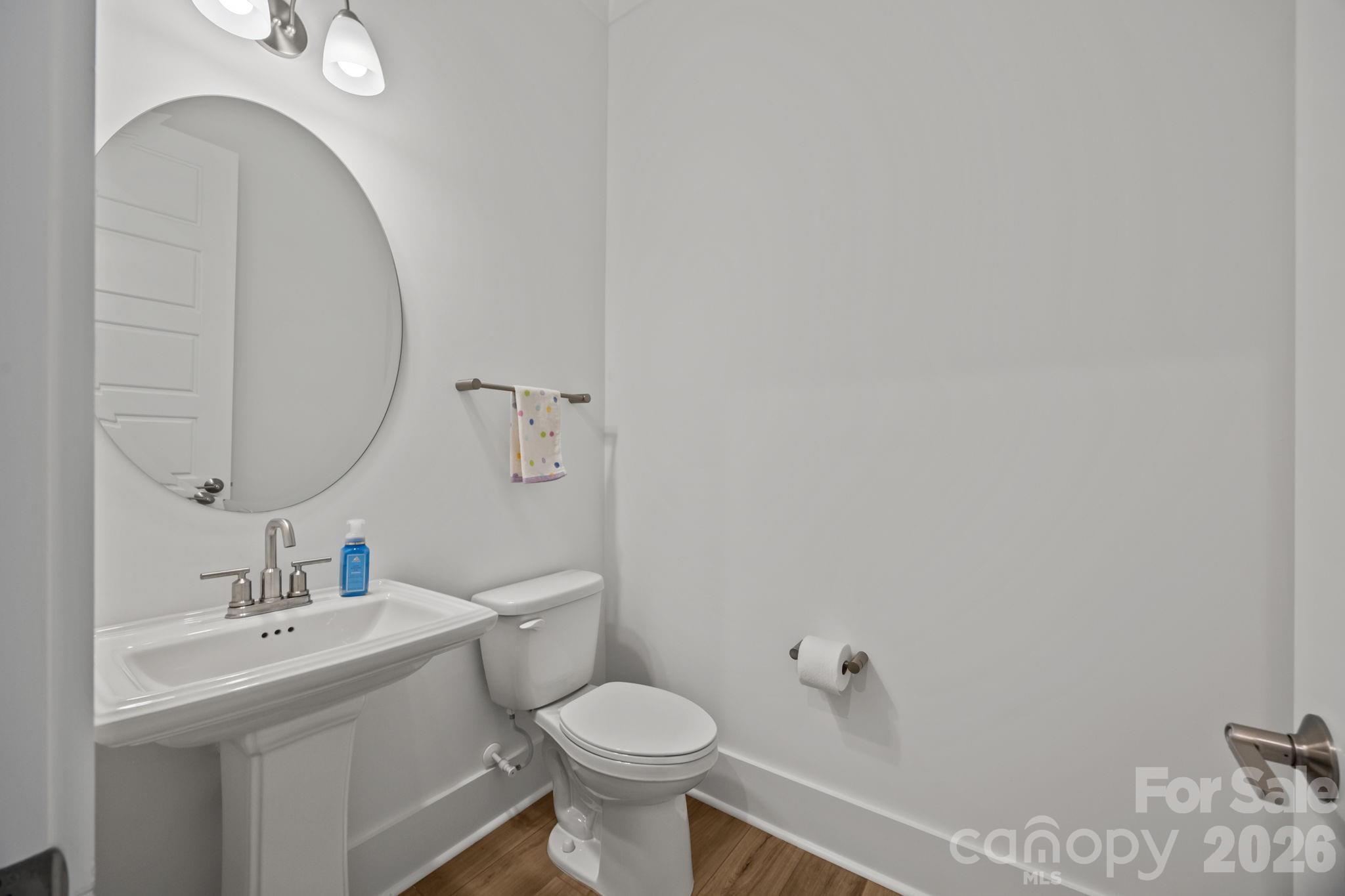 8620 Balcony Bridge Road Huntersville, NC 28078 - Photo 11 of 48 a bathroom with a sink mirror and toilet