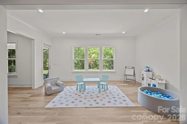 a living room with a couch and a table