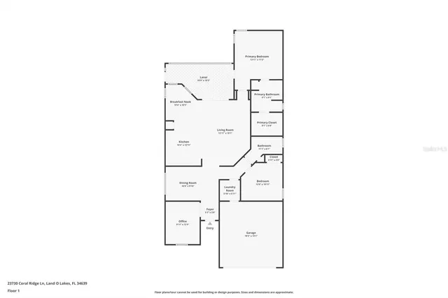 $349,900 | 23730 Coral Ridge Lane, Land O' Lakes, FL 34639