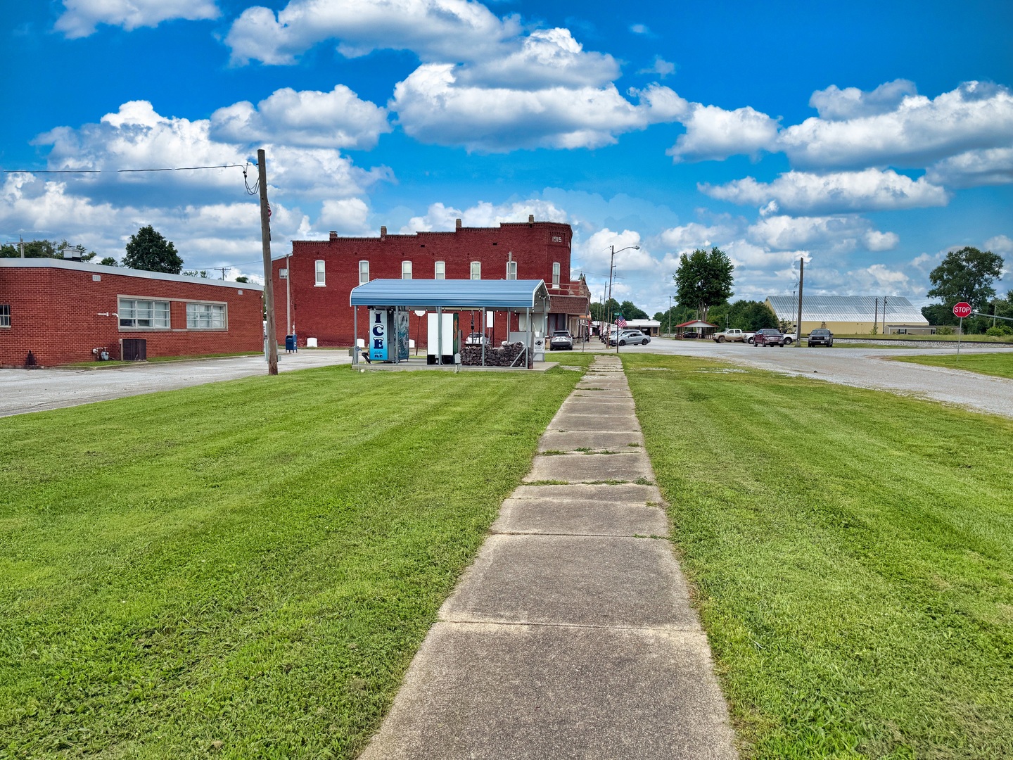 300 Front Street Xenia, IL 62899 - Photo 13 of 21 a view of a stadium that has a big yard