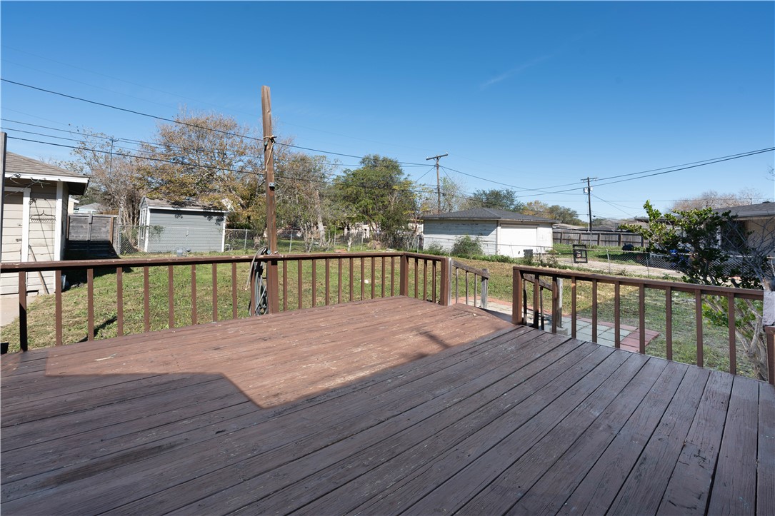 622 Deforrest Street Corpus Christi, TX 78404 - Photo 13 of 14 a view of a balcony with wooden floor