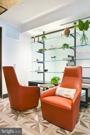 a view of terrace and city view