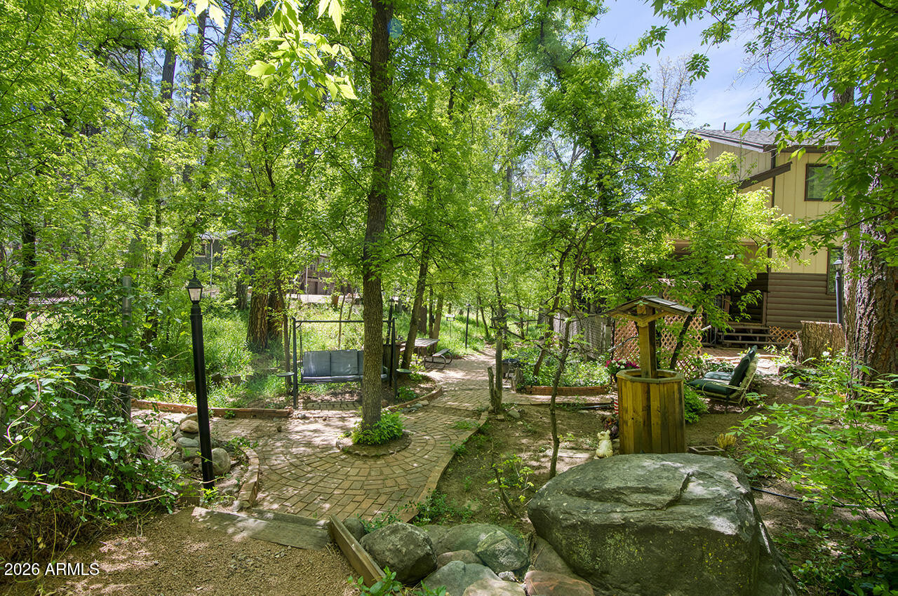 387 West Columbine Road Payson, AZ 85541 - Photo 9 of 40 Garden Path & Wishing Well