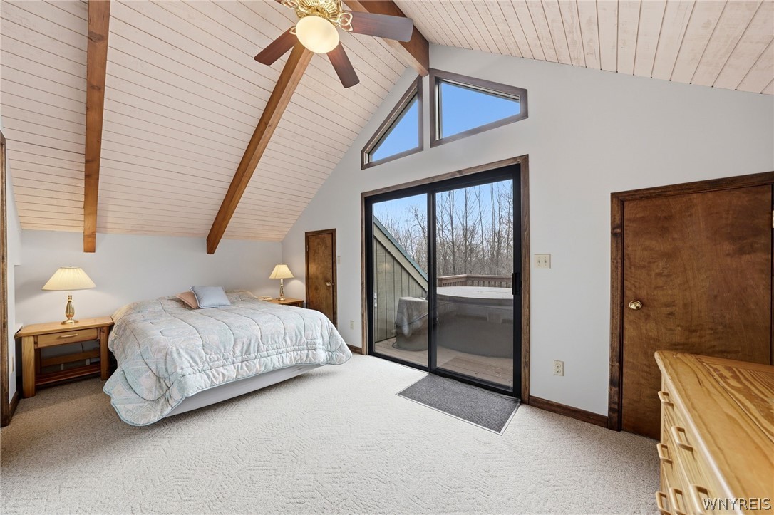 10 Abbott Hill Road Concord, NY 14025 - Photo 10 of 14 6.Vaulted ceiling and walk out viewing deck, so in