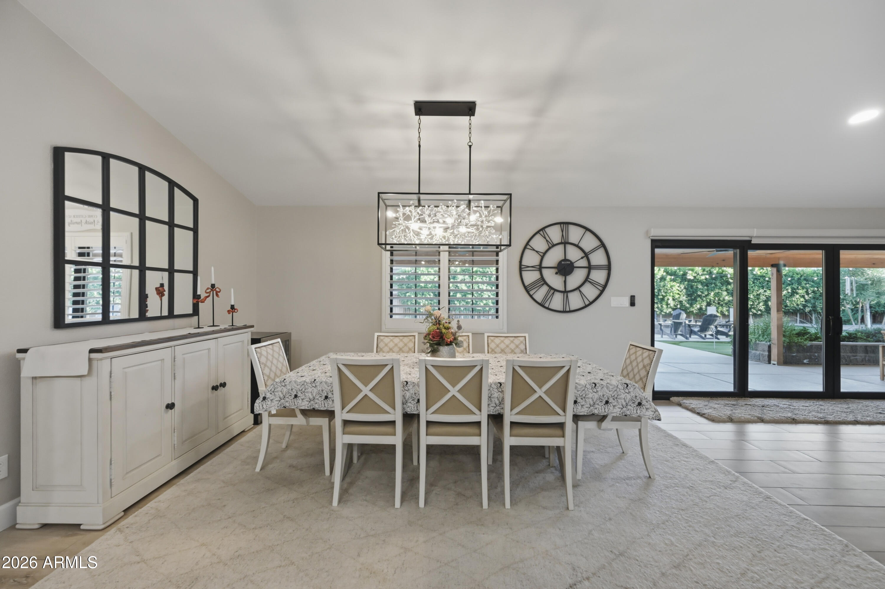 5213 West Dobbins Road Laveen, AZ 85339 - Photo 25 of 69 a view of a dining room with furniture window and outside view