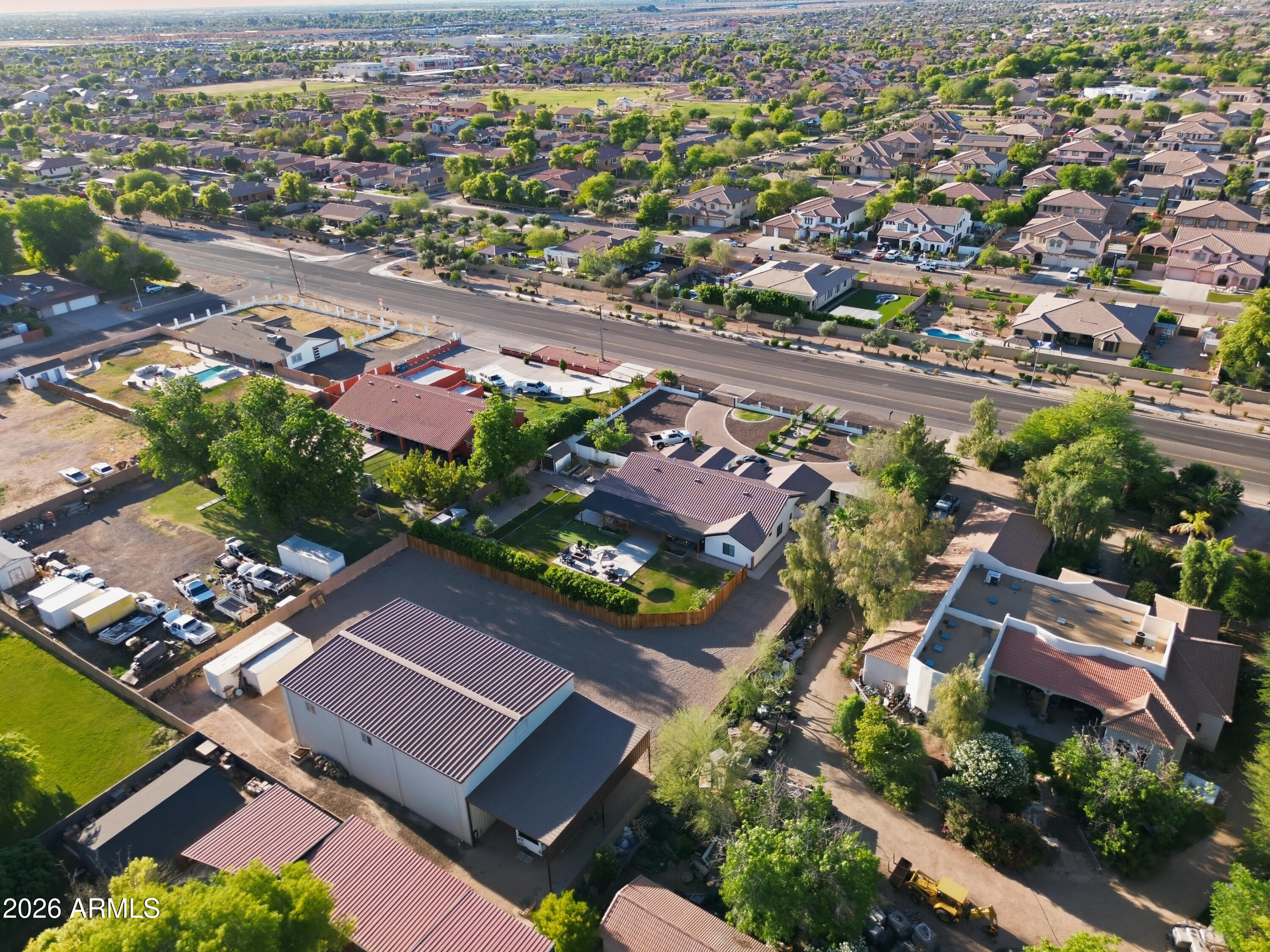 5213 West Dobbins Road Laveen, AZ 85339 - Photo 9 of 69 an aerial view of residential houses with outdoor space and parking