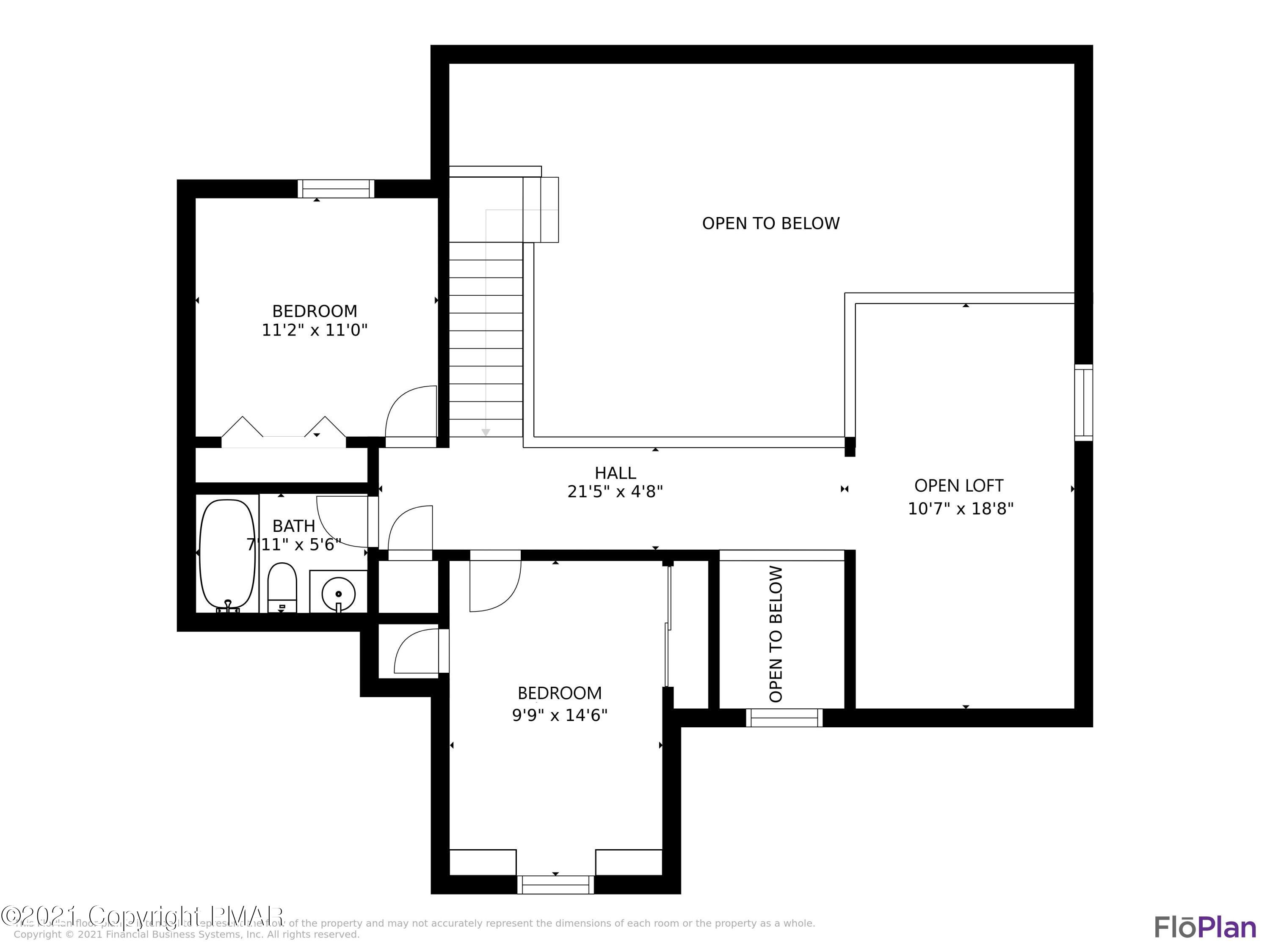 2171 Oak Hill Drive Canadensis, PA 18325 - Photo 63 of 63 2nd floor plan