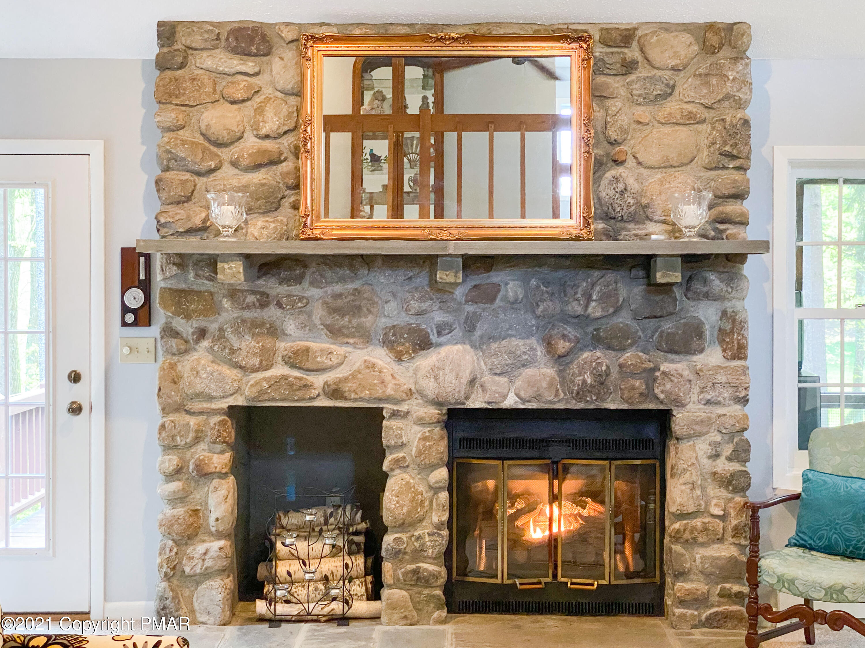 2171 Oak Hill Drive Canadensis, PA 18325 - Photo 4 of 63 Stone fireplace