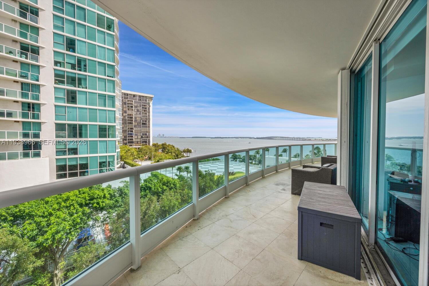 2127 Brickell Avenue, Unit 801 Miami, FL 33129 - Photo 26 of 38 a view of a balcony