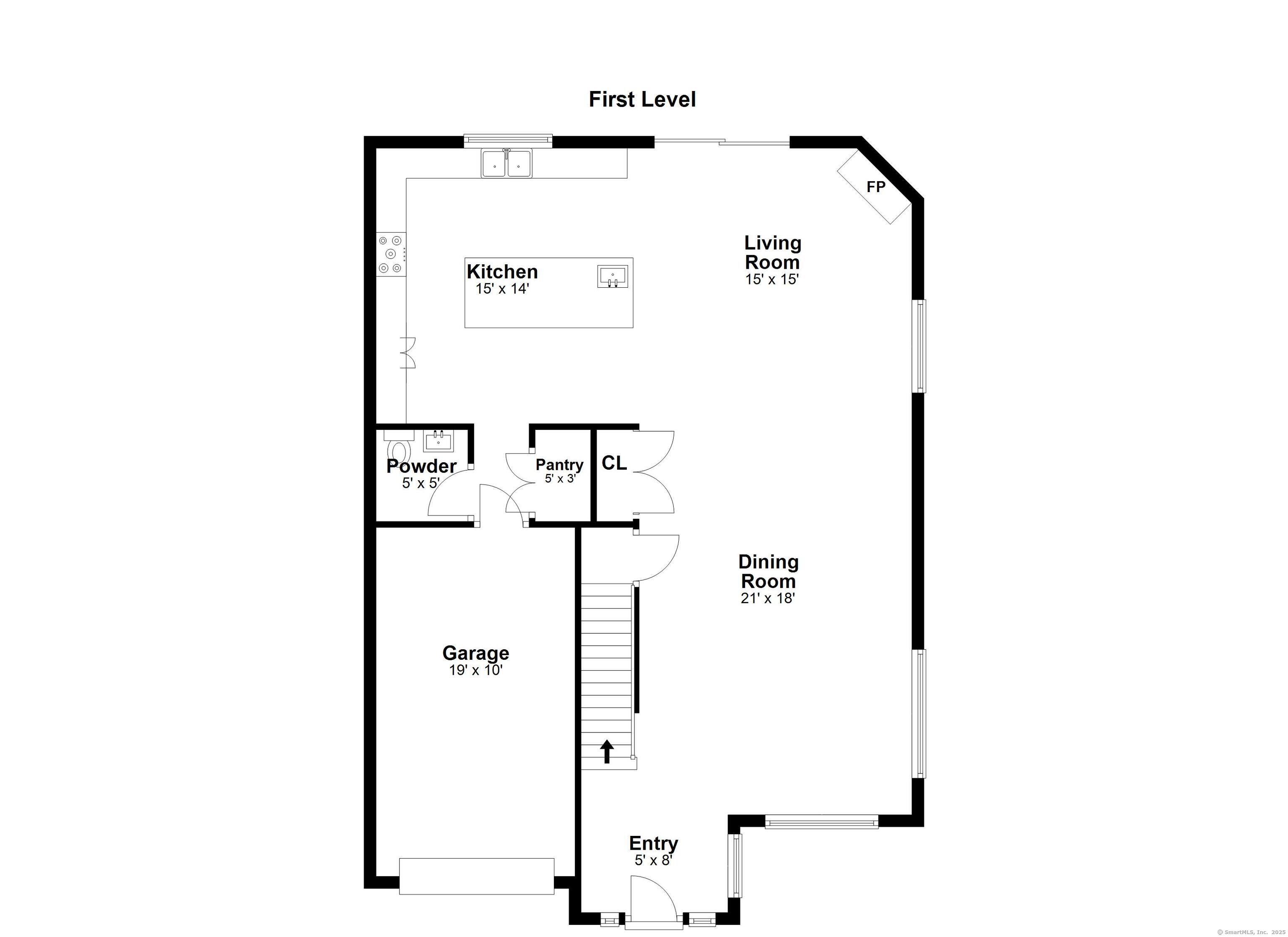 162 Country Road, Unit 162 Fairfield, CT 06824 - Photo 30 of 33 a picture of a floor plan
