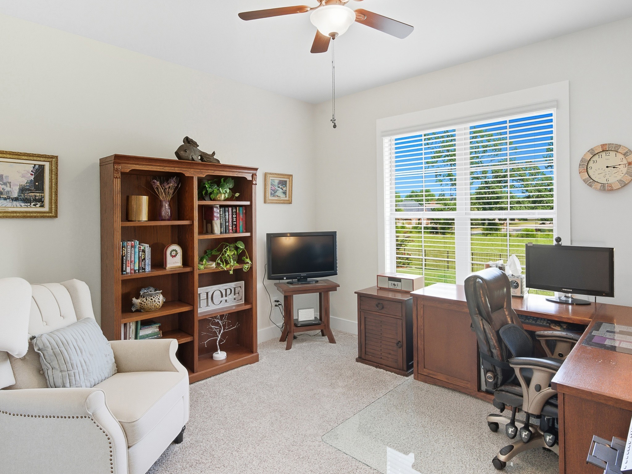 106 Watermill Lane Lebanon, TN 37087 - Photo 44 of 85 a view of a livingroom with workspace and a window