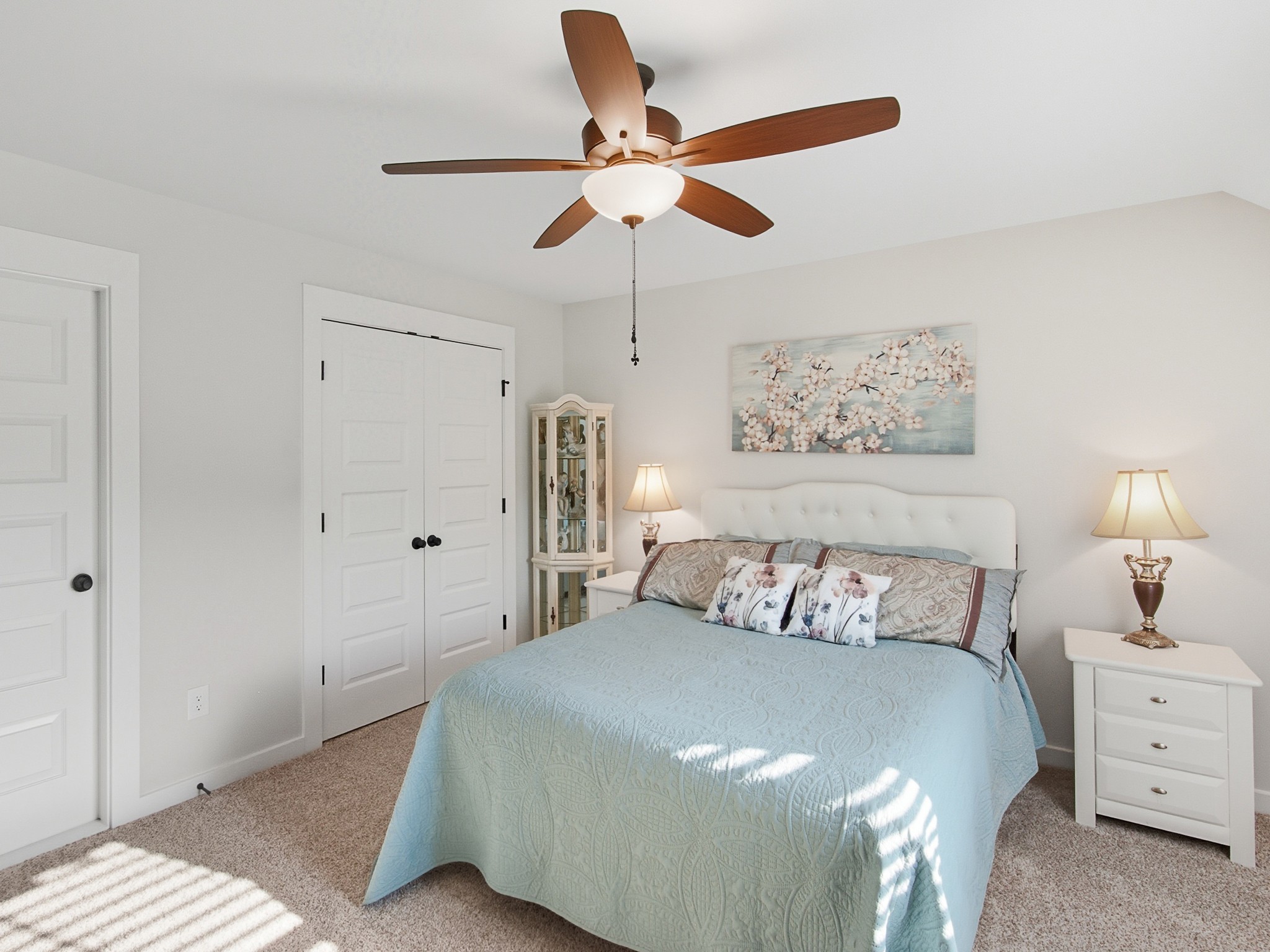 106 Watermill Lane Lebanon, TN 37087 - Photo 60 of 85 a bedroom with a bed and a ceiling fan