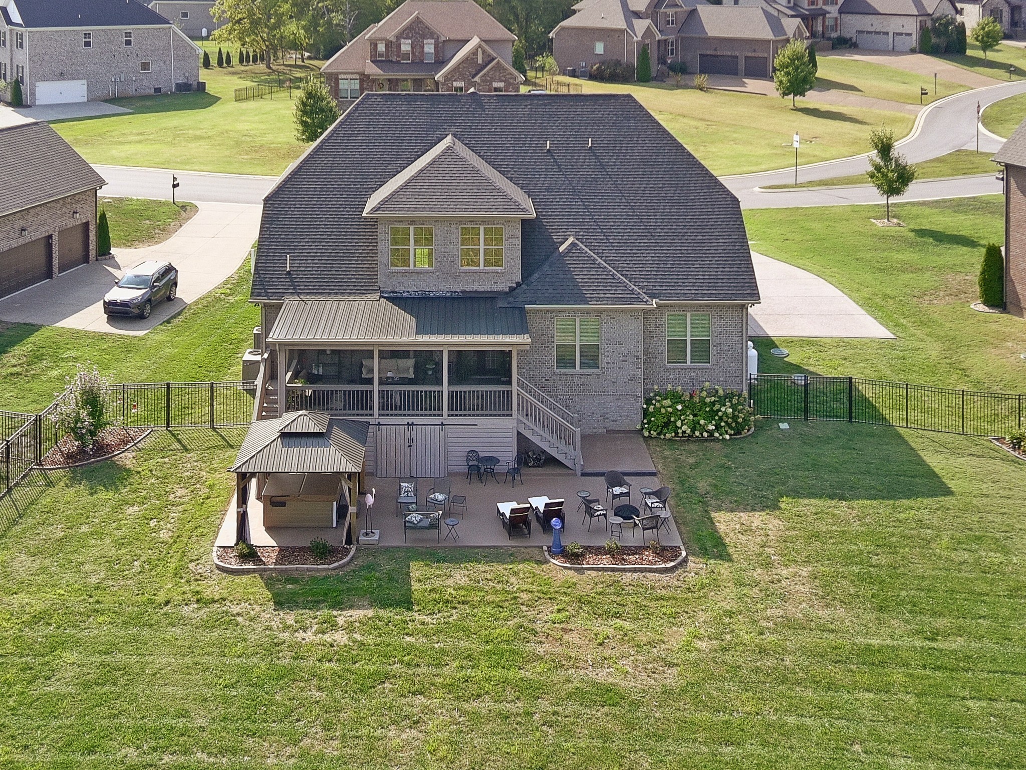 106 Watermill Lane Lebanon, TN 37087 - Photo 77 of 85 an aerial view of a house with swimming pool