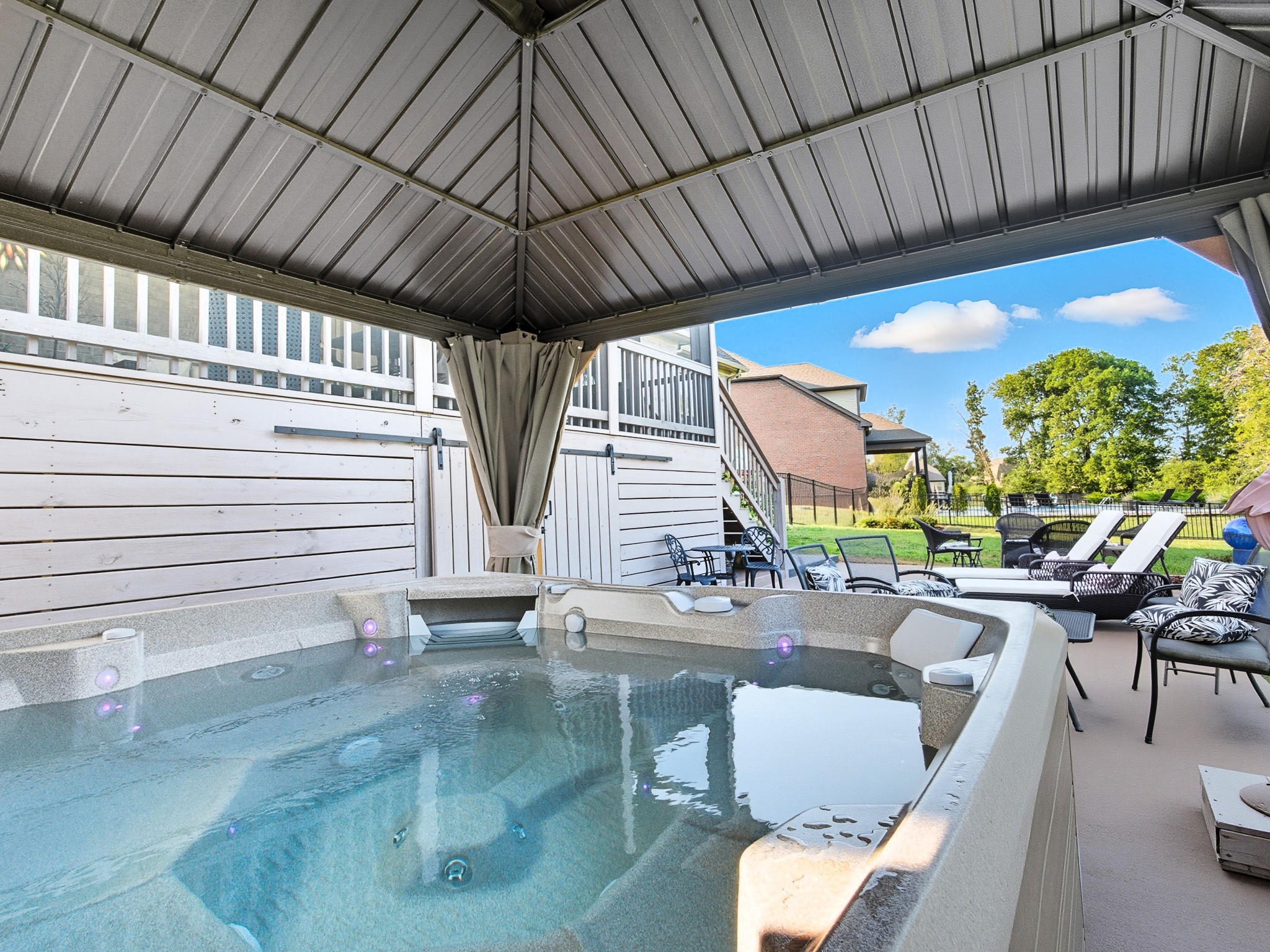 106 Watermill Lane Lebanon, TN 37087 - Photo 79 of 85 a dining room with furniture and a floor to ceiling window