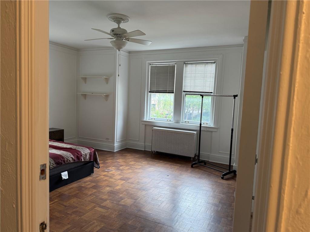 166 North Dithridge Street, Unit 2A Pittsburgh, PA 15213 - Photo 20 of 32 a view of a room with a window and a ceiling fan