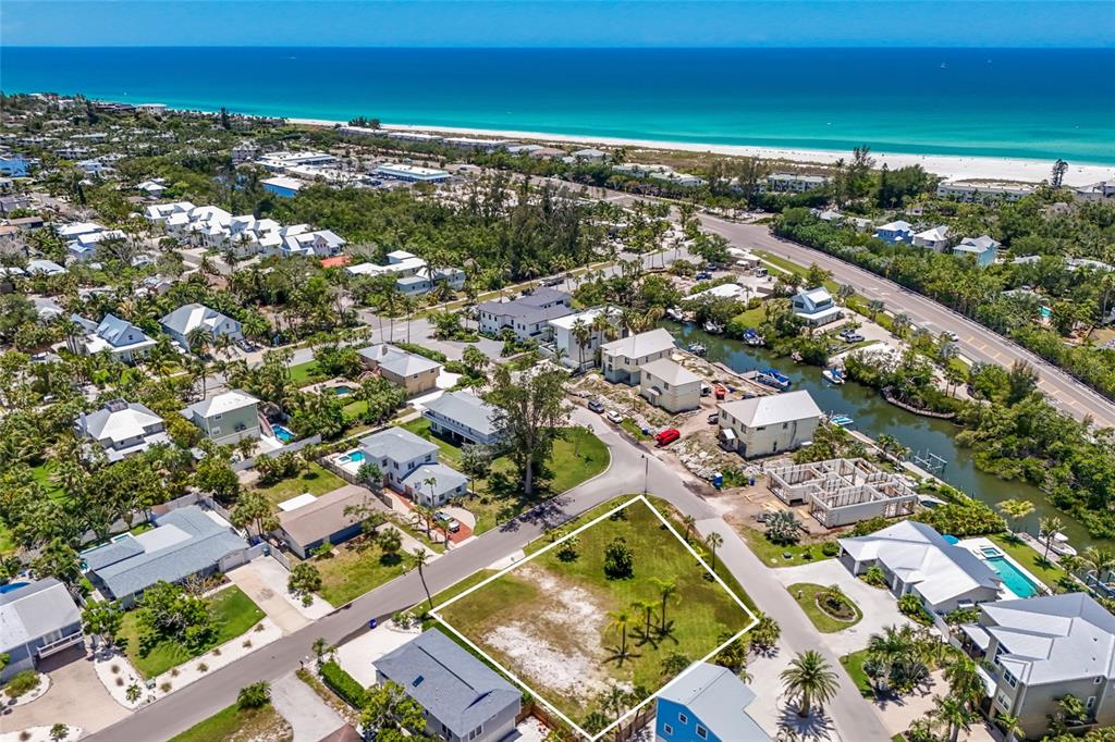 591 Russell Street Longboat Key, FL 34228 - Photo 7 of 19 an aerial view of residential houses with outdoor space