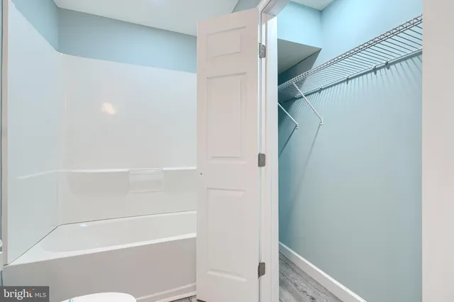 a view of walk in closet