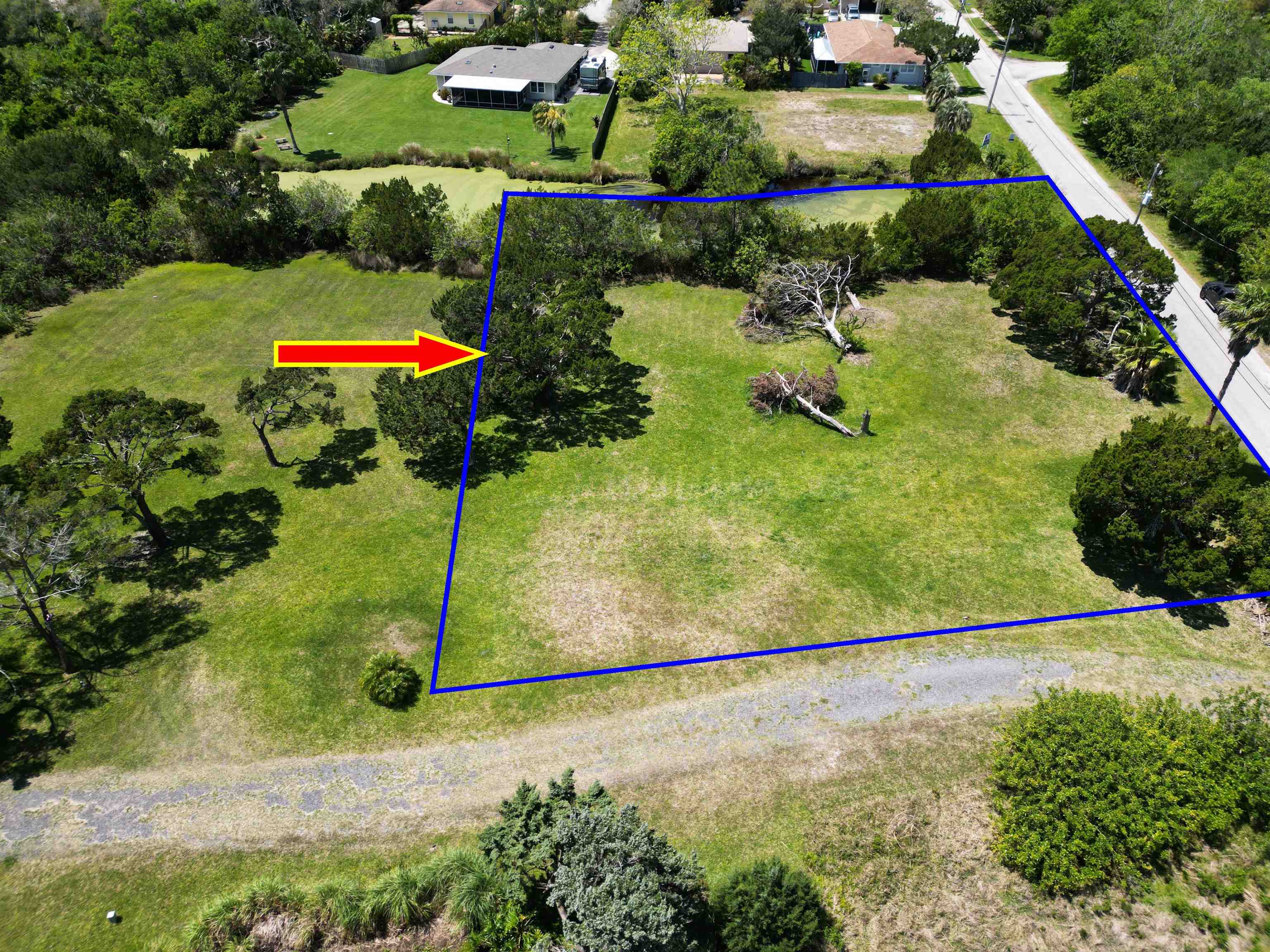 267 Trade Wind Lane St. Augustine, FL 32080 - Photo 3 of 14 an aerial view of a residential houses with outdoor space and street view