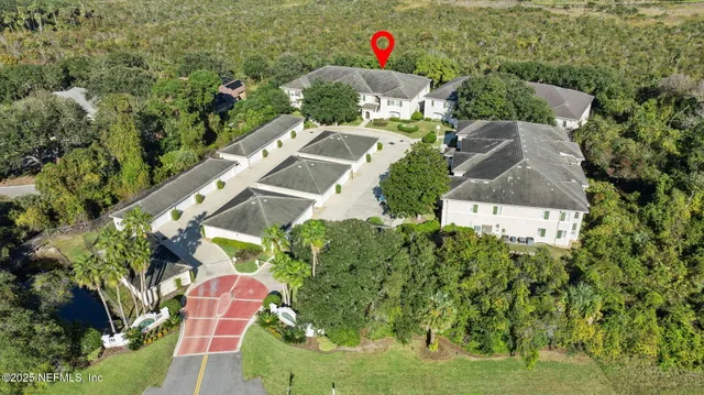 a view of a street with a houses