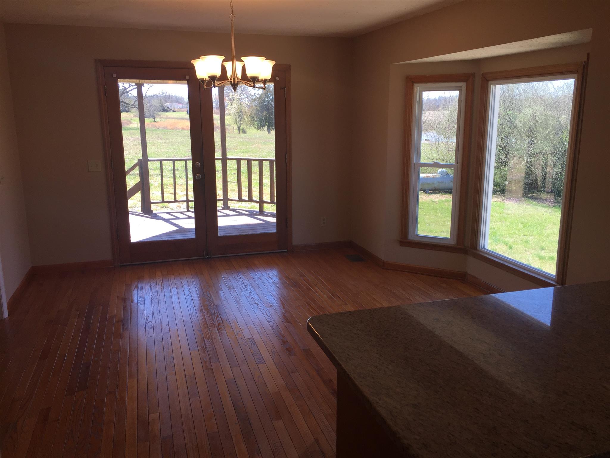 8953 New Chapel Road Springfield, TN 37172 - Photo 5 of 20 a view of an empty room with wooden floor and a window